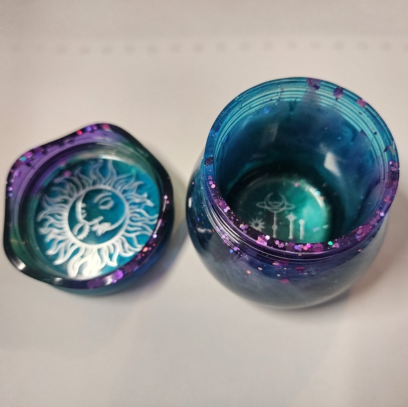 Glitter Galaxy stash jar - Picture 5 of 12